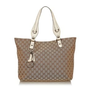 Gucci GG Canvas Icon Bit Tote Bag