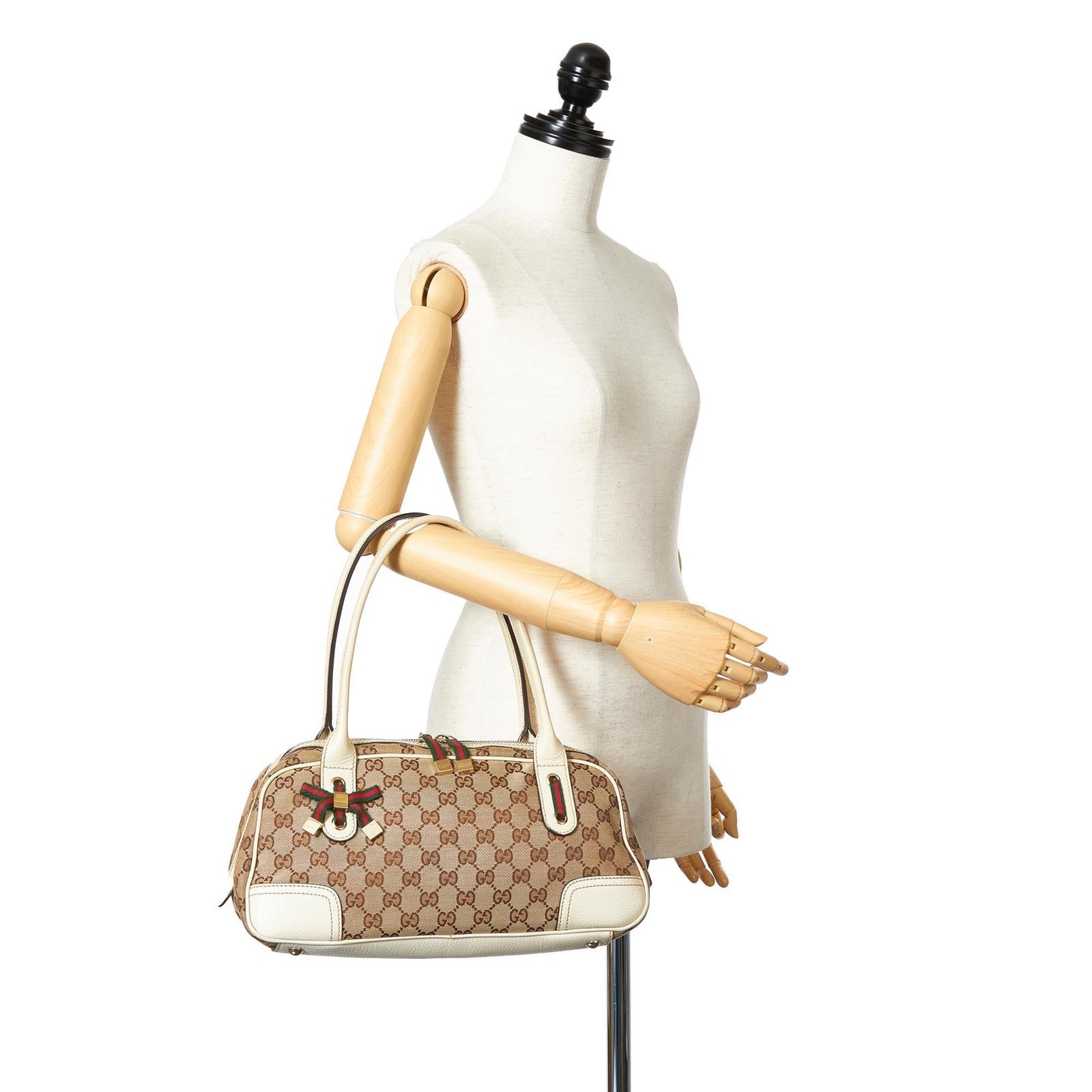 Gucci GG Canvas Princy Handbag - Image 5