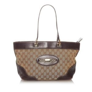 Gucci GG Canvas Punch Tote Bag