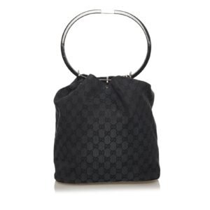 Gucci GG Canvas Ring Handle Handbag