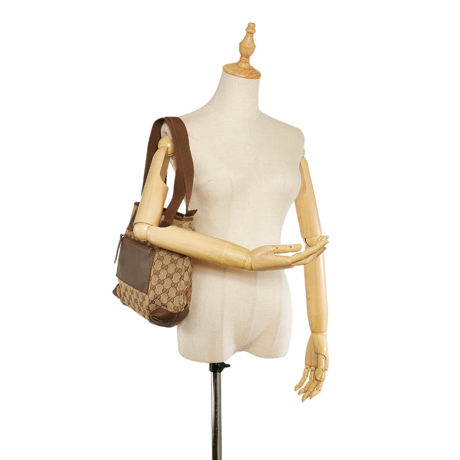 Gucci GG Canvas Shoulder Bag - Image 5