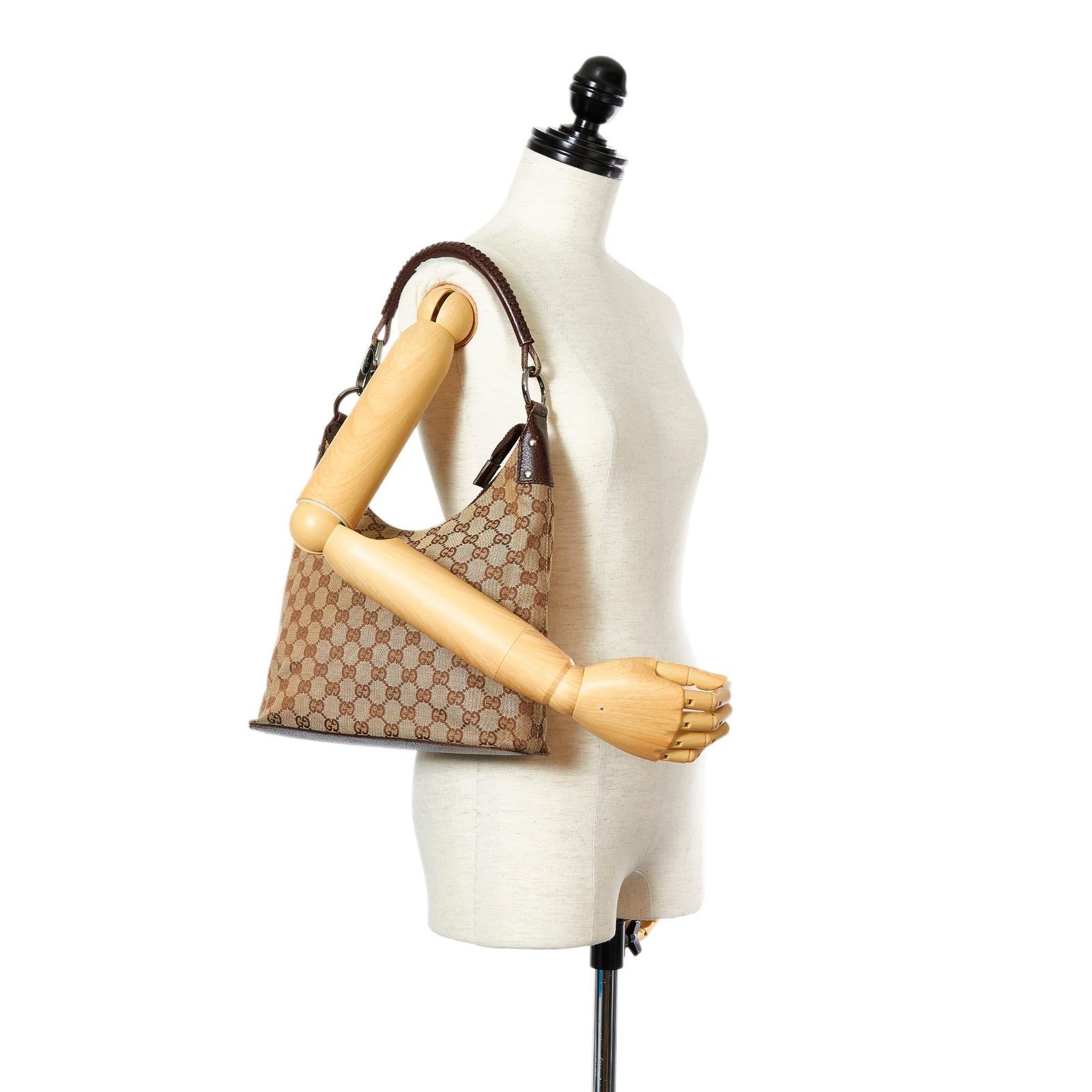 Gucci GG Canvas Shoulder Bag - Image 5