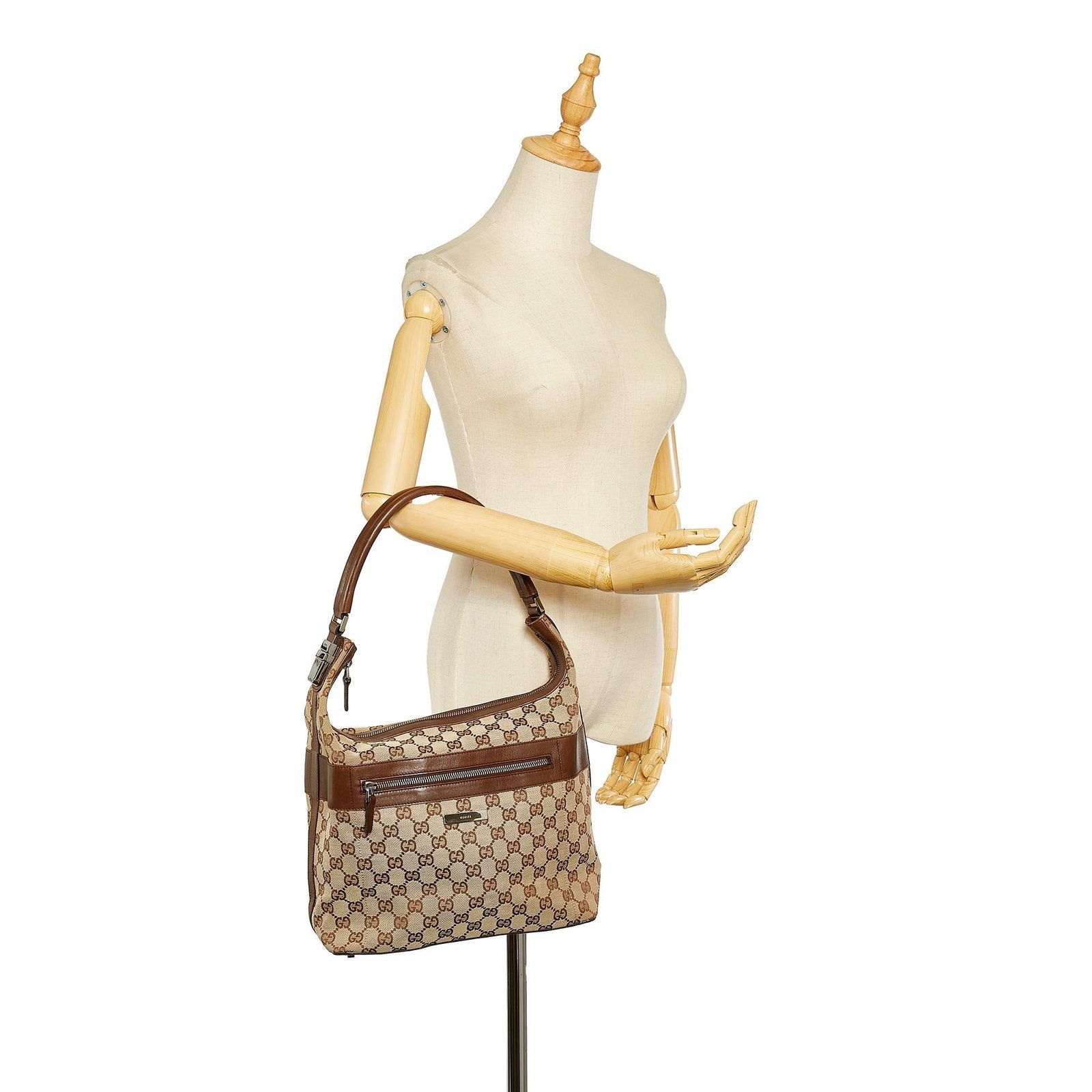 Gucci GG Canvas Shoulder Bag - Image 5