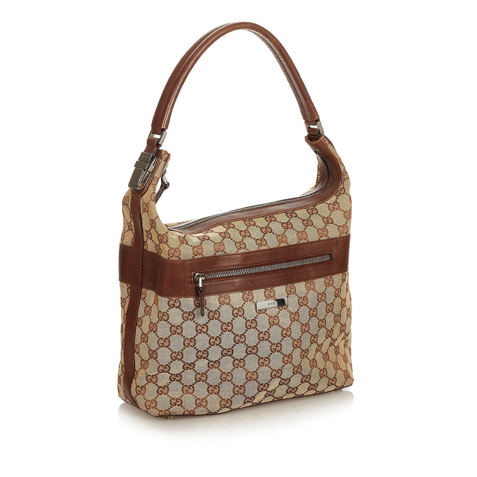 Gucci GG Canvas Shoulder Bag - Image 2