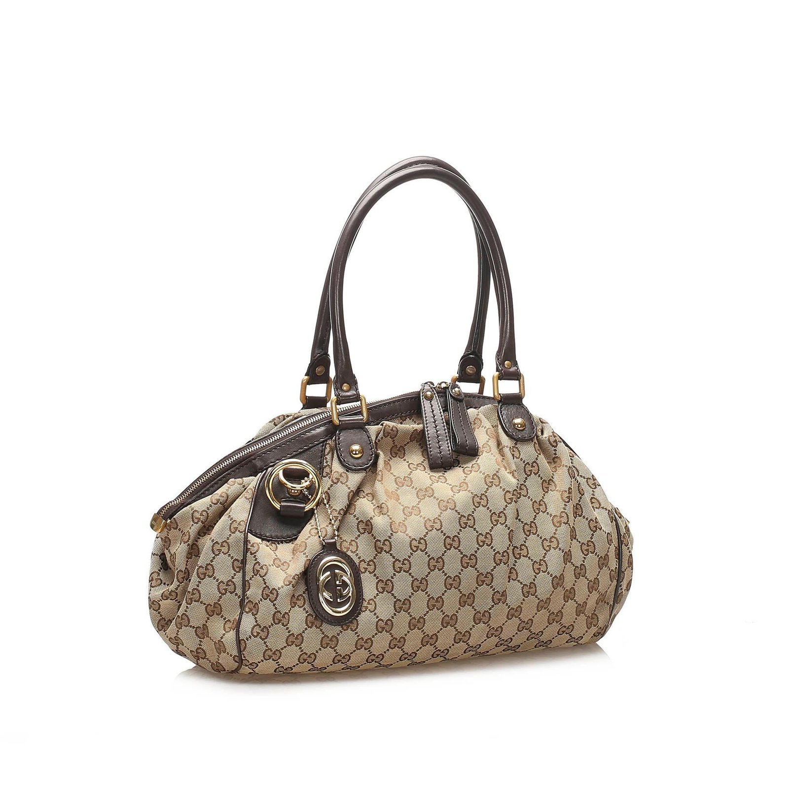 Gucci GG Canvas Sukey Satchel - Image 2