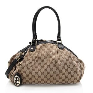 Gucci GG Canvas Sukey Satchel