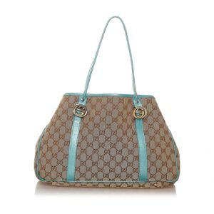 Gucci GG Canvas Twins Tote Bag