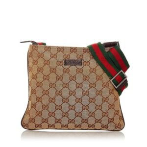 Gucci GG Canvas Web Crossbody Bag
