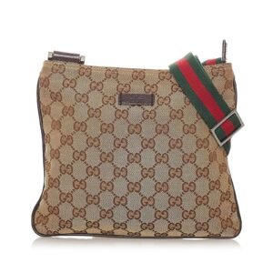 Gucci GG Canvas Web Crossbody Bag