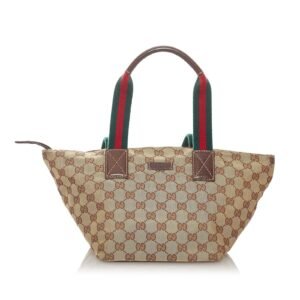 Gucci GG Canvas Web Handbag