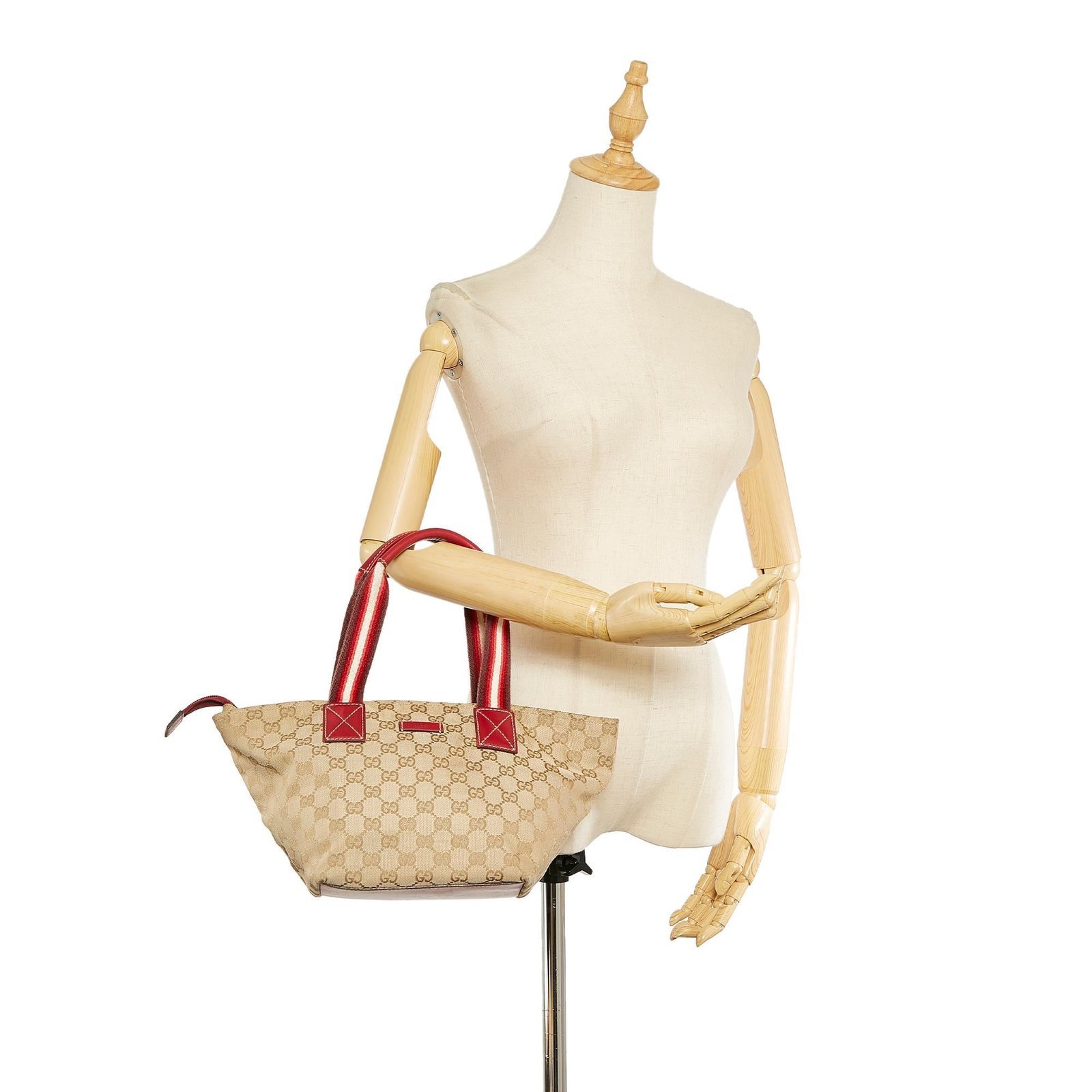 Gucci GG Canvas Web Shoulder Bag - Image 5
