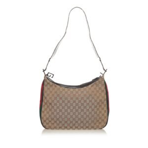 Gucci GG Canvas Web Shoulder Bag