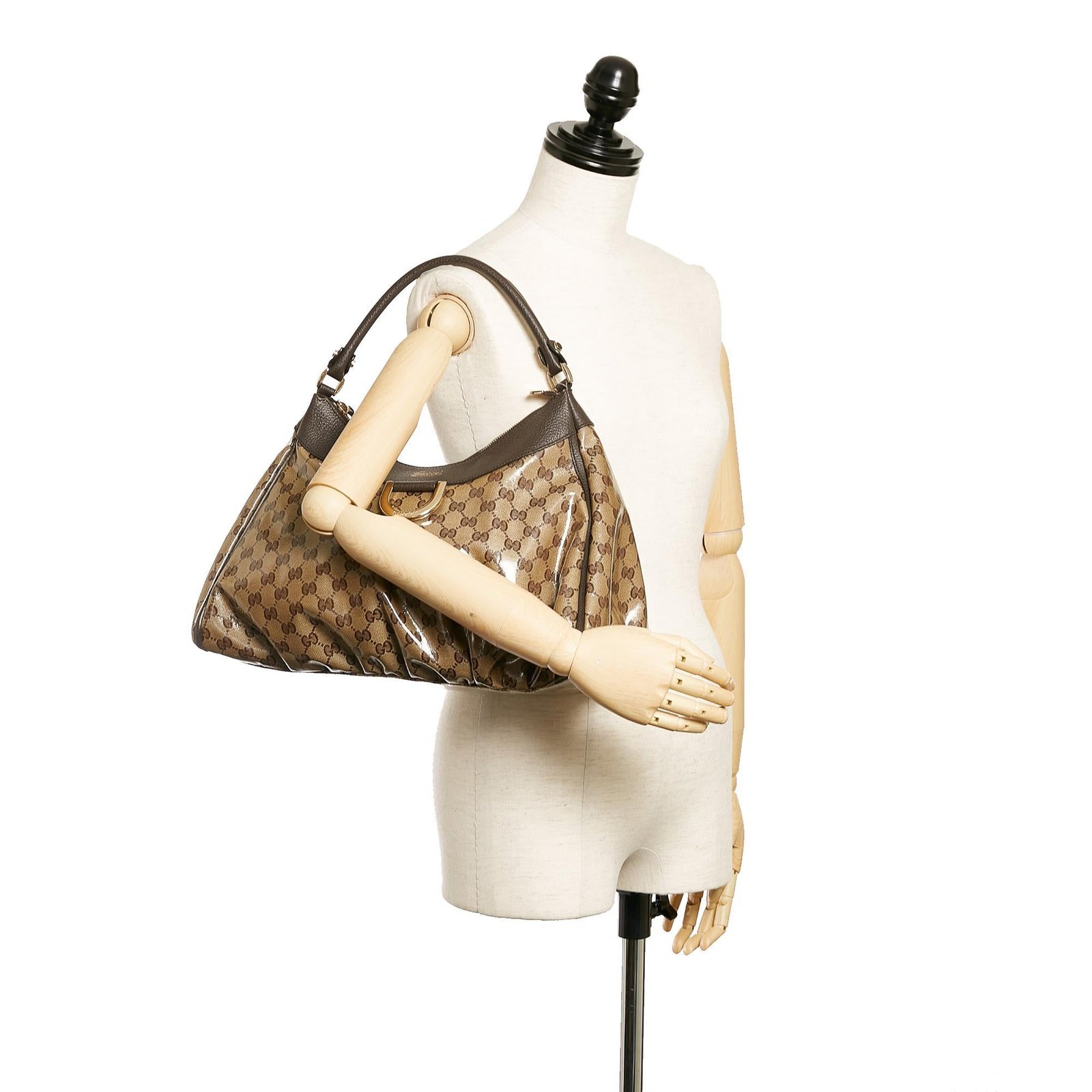 Gucci GG Crystal Abbey D-Ring Shoulder Bag - Image 5