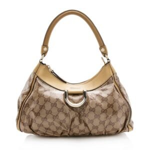 Gucci GG Crystal D Ring Small Hobo