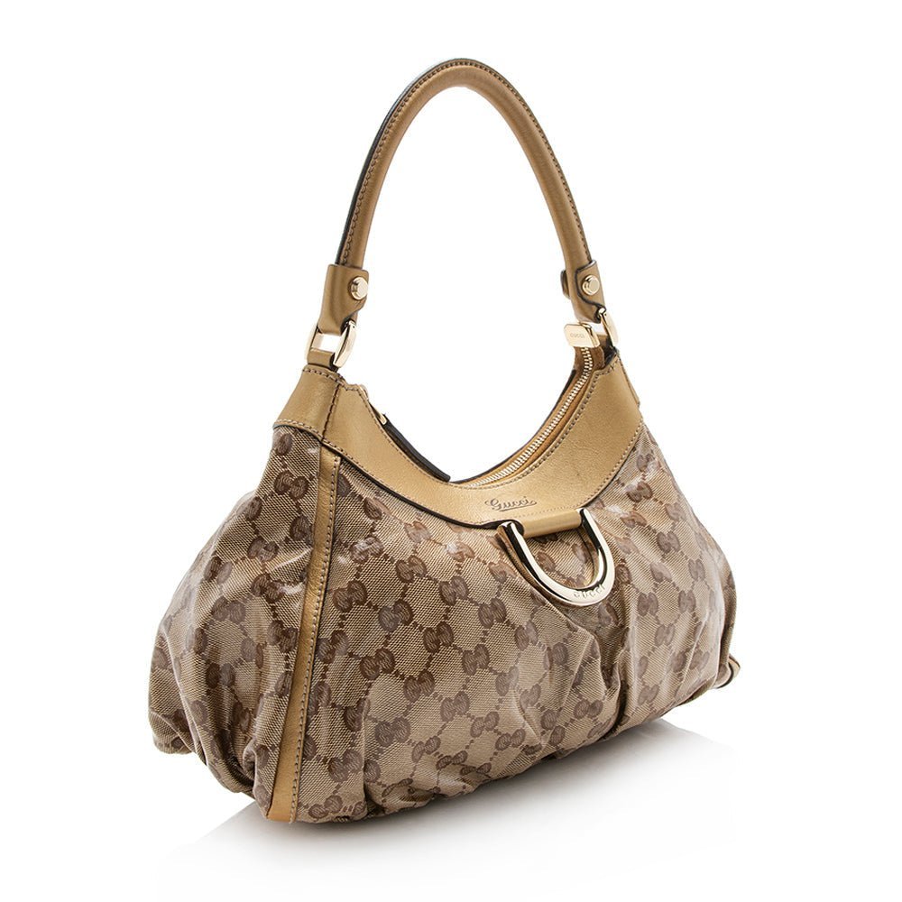 Gucci GG Crystal D Ring Small Hobo - Image 2