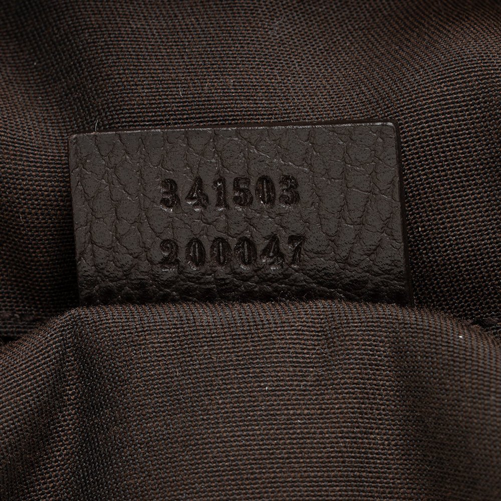 Gucci GG Denim Dome Satchel - Image 6