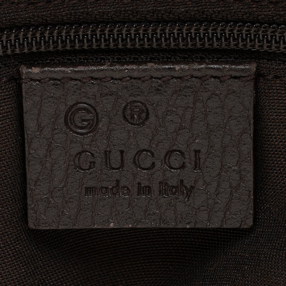 Gucci GG Denim Dome Satchel - Image 8