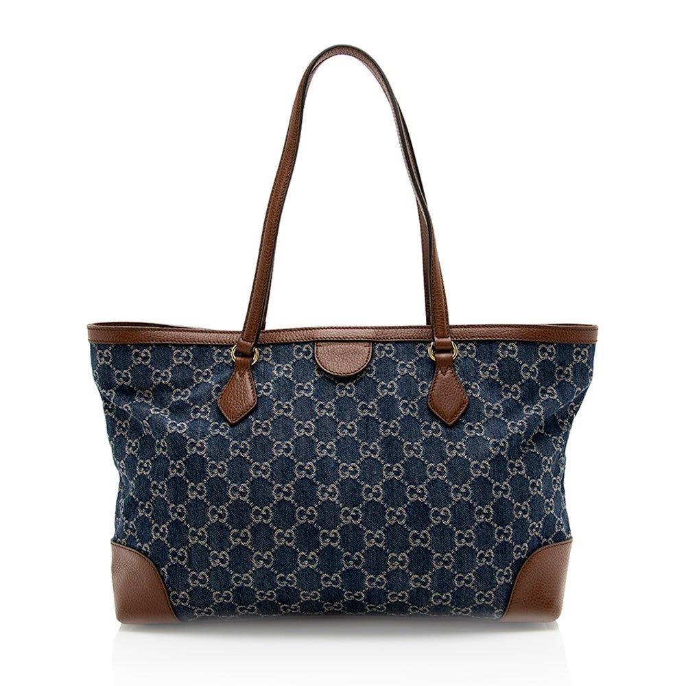 Gucci GG Denim Ophidia Medium Tote - Image 3