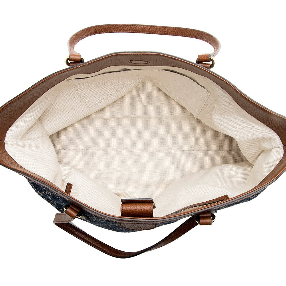 Gucci GG Denim Ophidia Medium Tote - Image 7