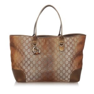 Gucci GG Lurex Heart Bit Tote Bag