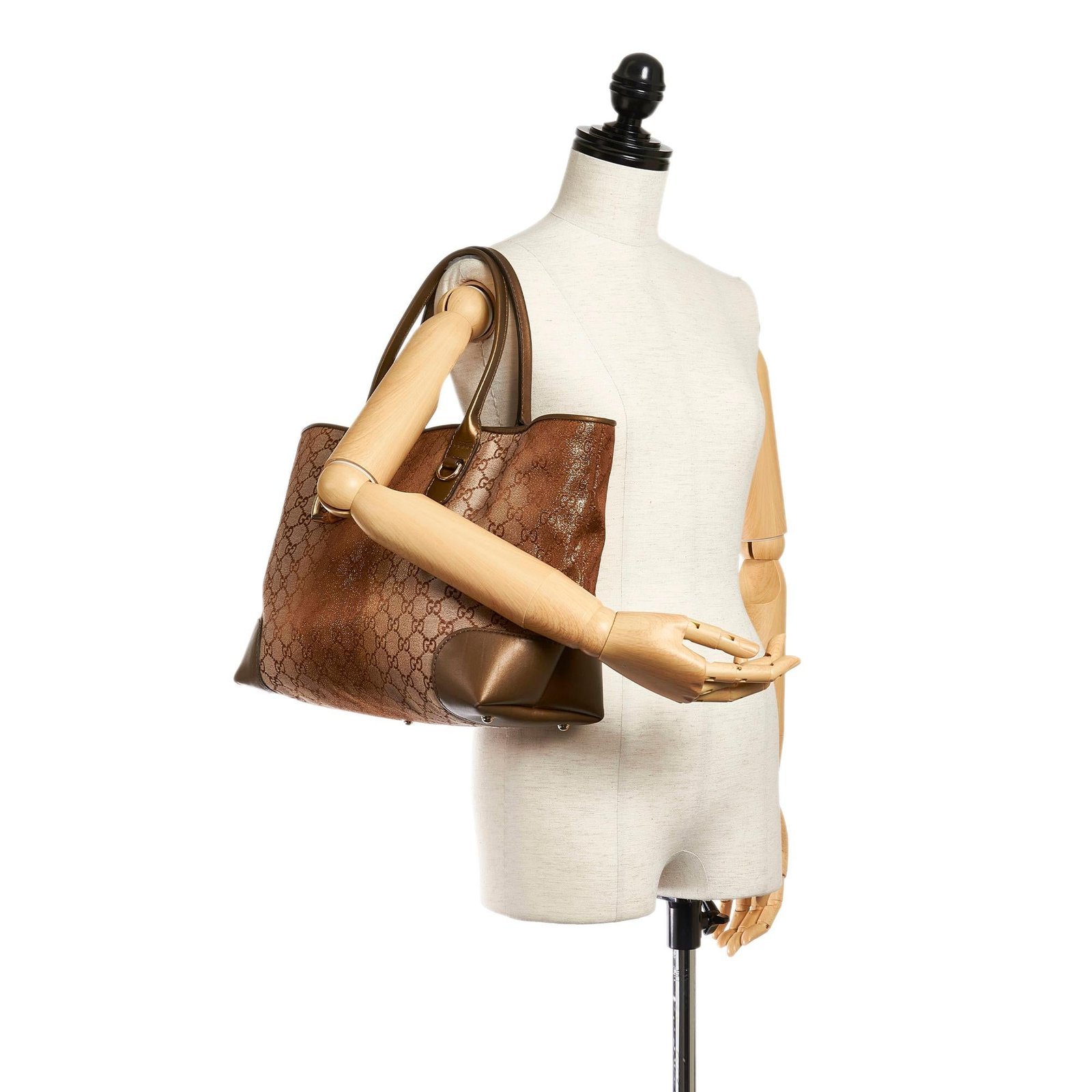 Gucci GG Lurex Heart Bit Tote Bag - Image 5