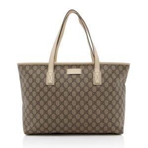 Gucci GG Supreme Classic Medium Zip Tote