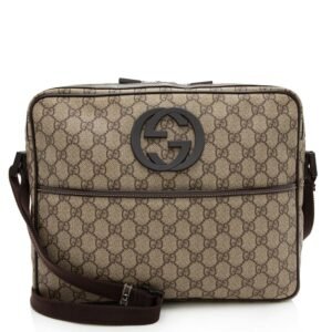 Gucci GG Supreme Interlocking GG Messenger Bag