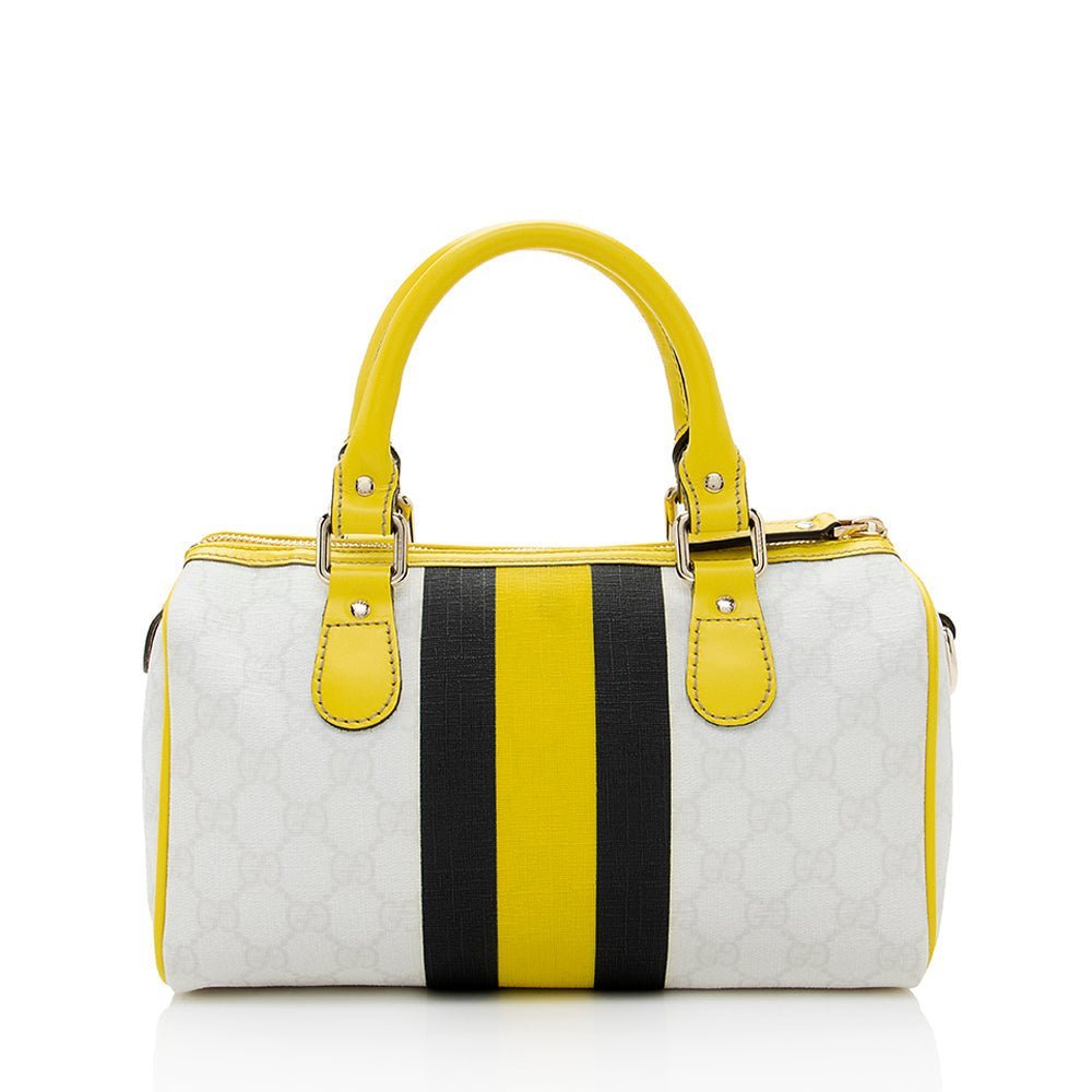 Gucci GG Supreme Joy Vintage Web Small Boston Satchel - Image 3