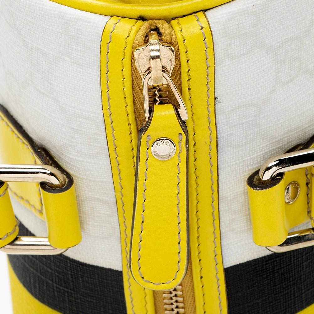 Gucci GG Supreme Joy Vintage Web Small Boston Satchel - Image 9