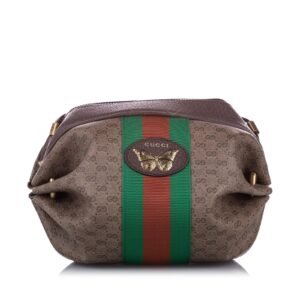 Gucci GG Supreme Mini Web Butterfly Crossbody Bag