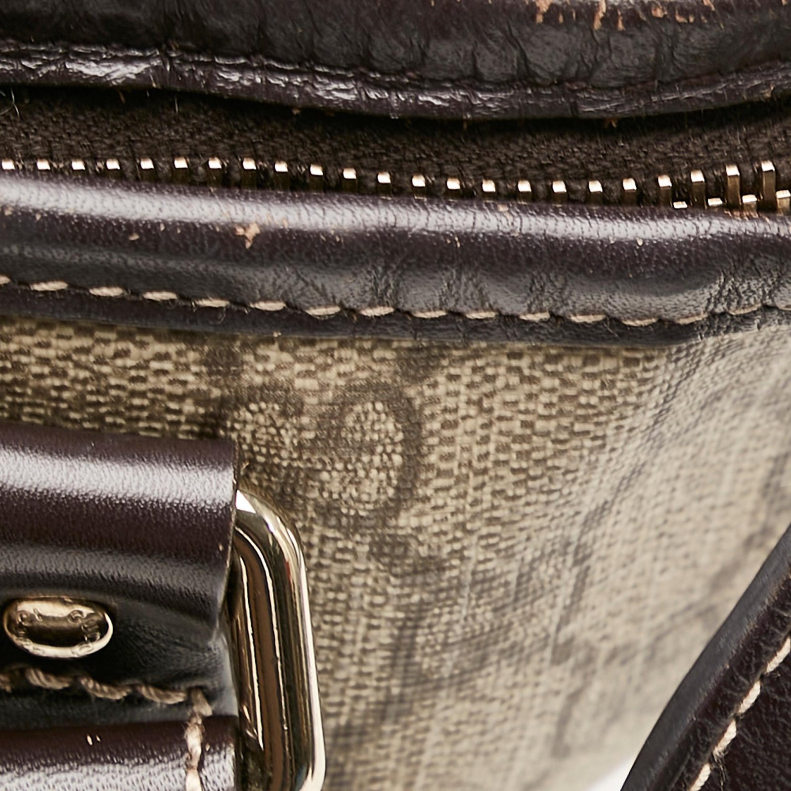 Gucci GG Supreme Web Satchel - Image 9