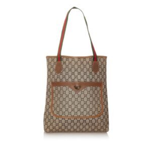 Gucci GG Supreme Web Tote Bag