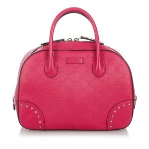 Gucci Guccissima Bright Leather Satchel