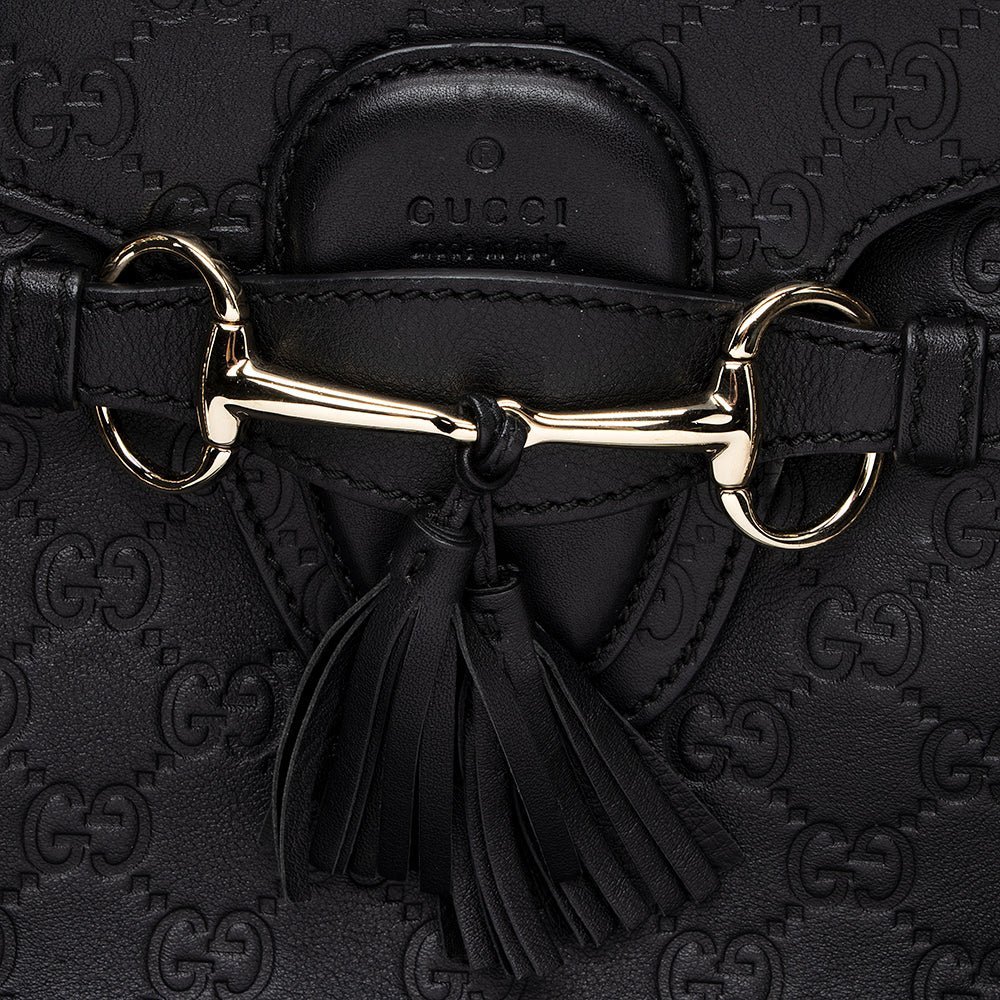 Gucci Guccissima Emily Large Shoulder Bag - Image 9