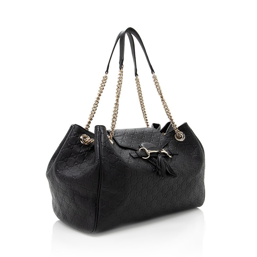 Gucci Guccissima Emily Large Shoulder Bag - Image 2