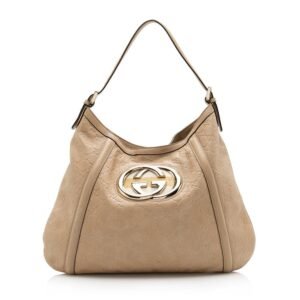 Gucci Guccissima Leather Britt Medium Hobo