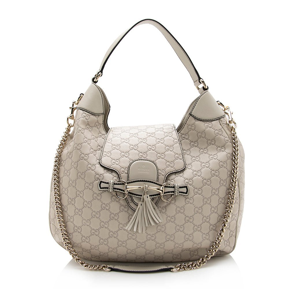 Gucci Guccissima Leather Emily Hobo