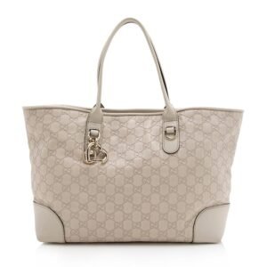 Gucci Guccissima Leather Heart Bit Medium Tote
