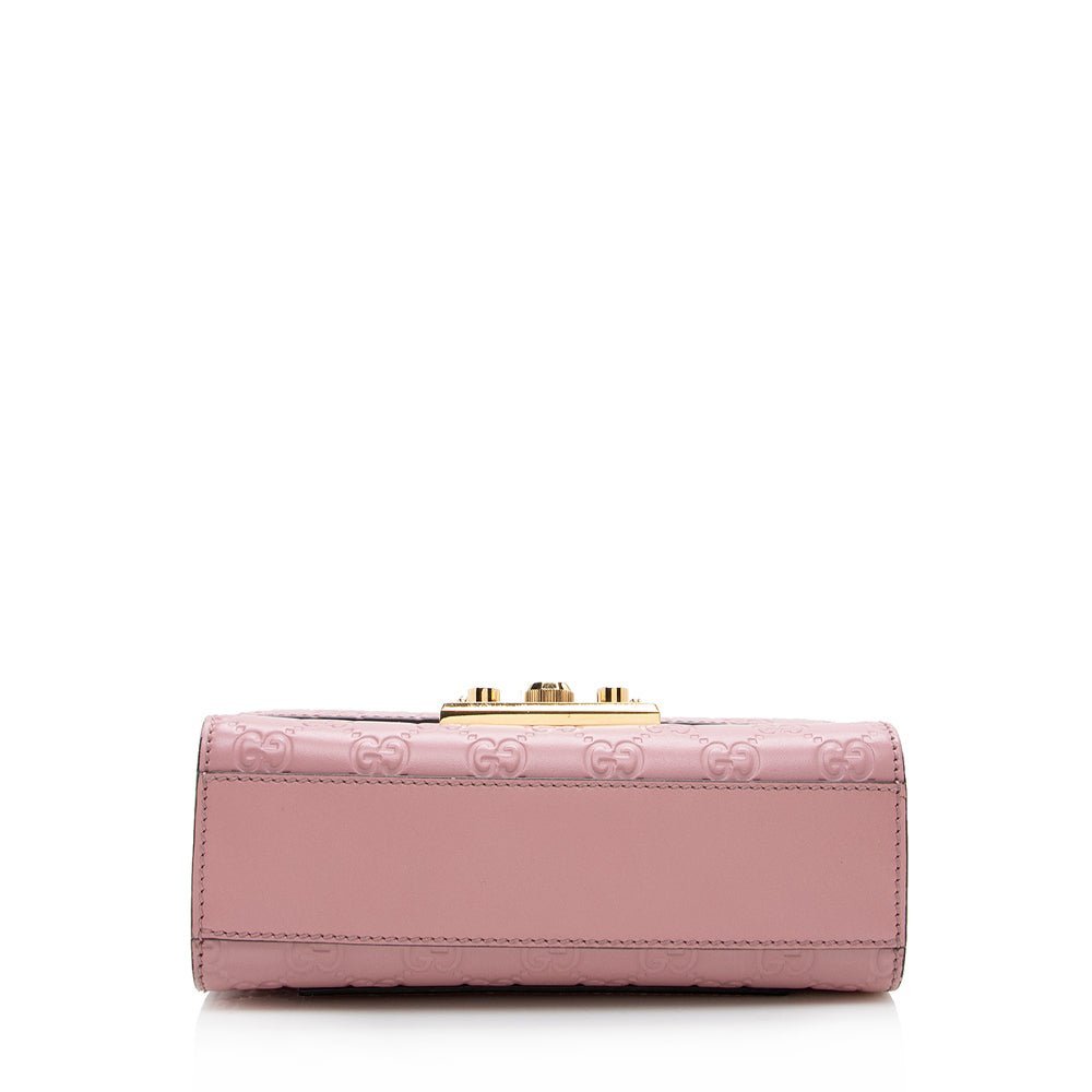 Gucci Guccissima Leather Padlock Small Shoulder Bag - Image 4