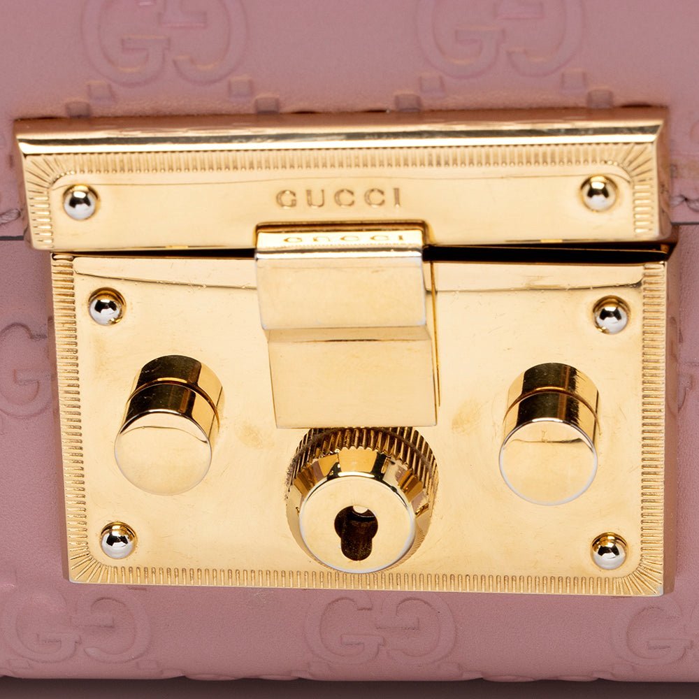Gucci Guccissima Leather Padlock Small Shoulder Bag - Image 10