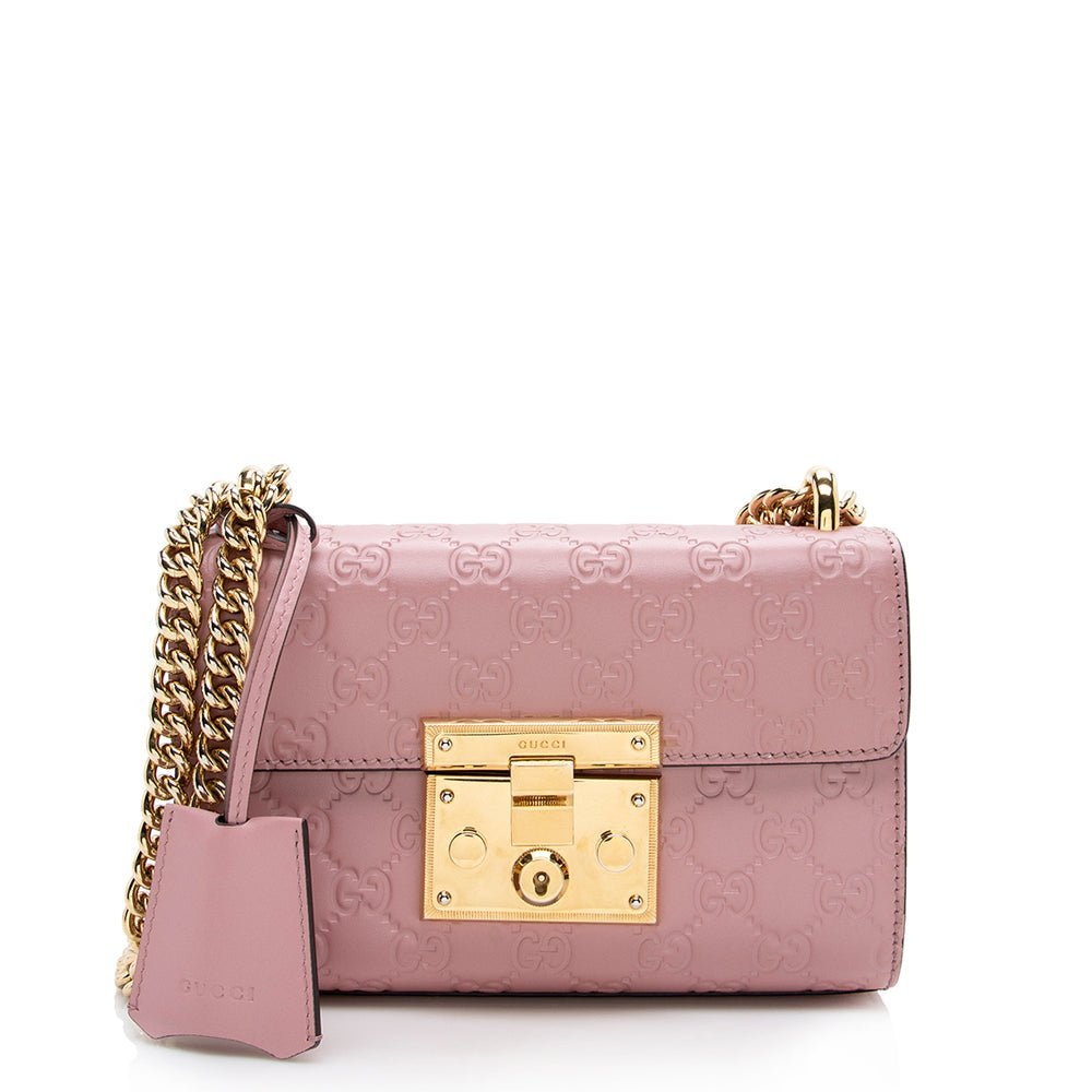 Gucci Guccissima Leather Padlock Small Shoulder Bag