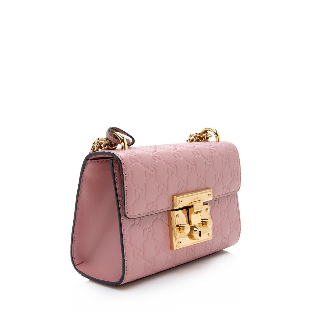 Gucci Guccissima Leather Padlock Small Shoulder Bag - Image 2