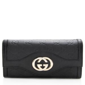 Gucci Guccissima Sukey Flap Wallet