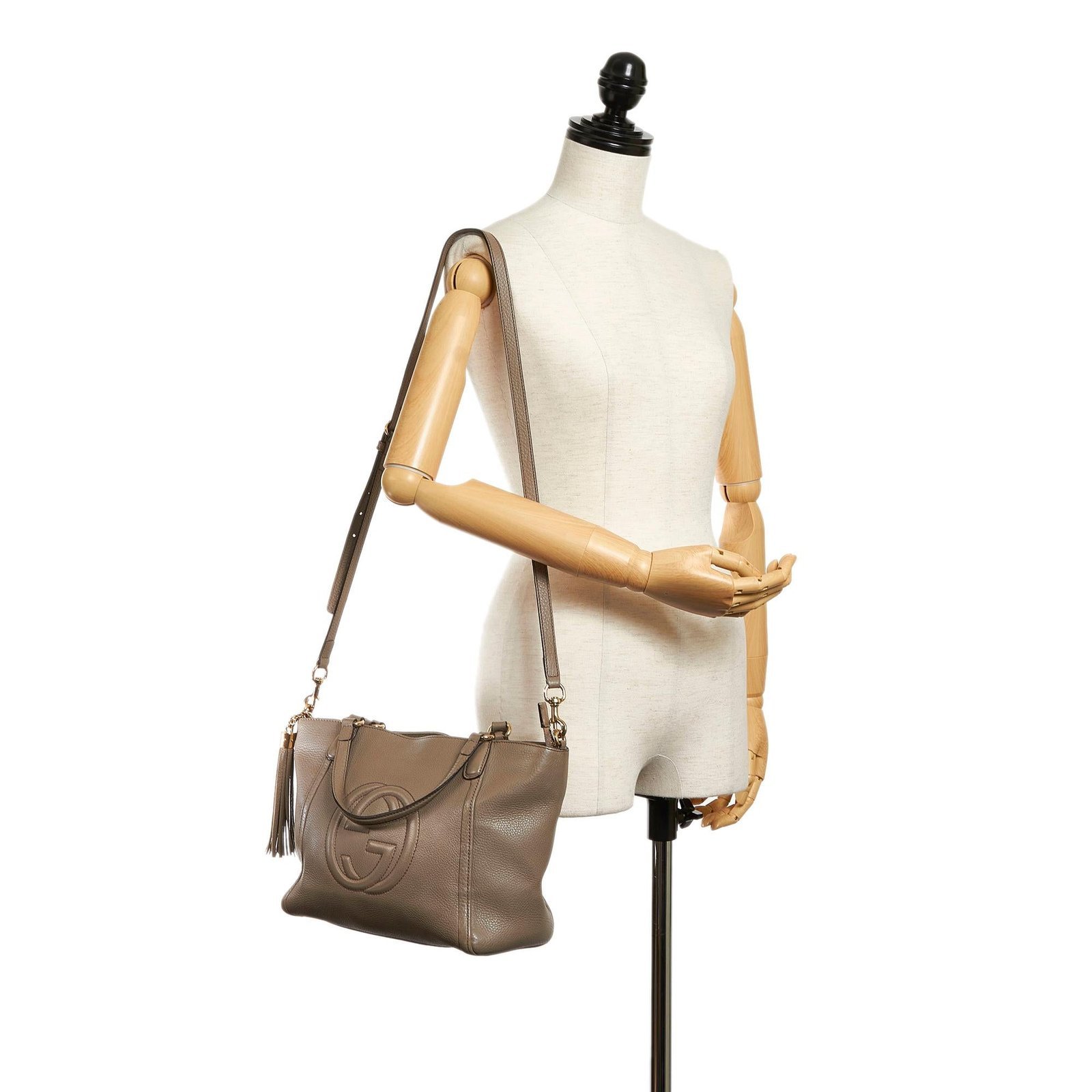 Gucci Soho Cellarius Leather Satchel - Image 8