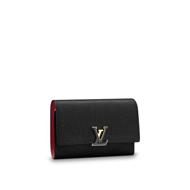 Louis Vuitton Capucines Compact Wallet Noir