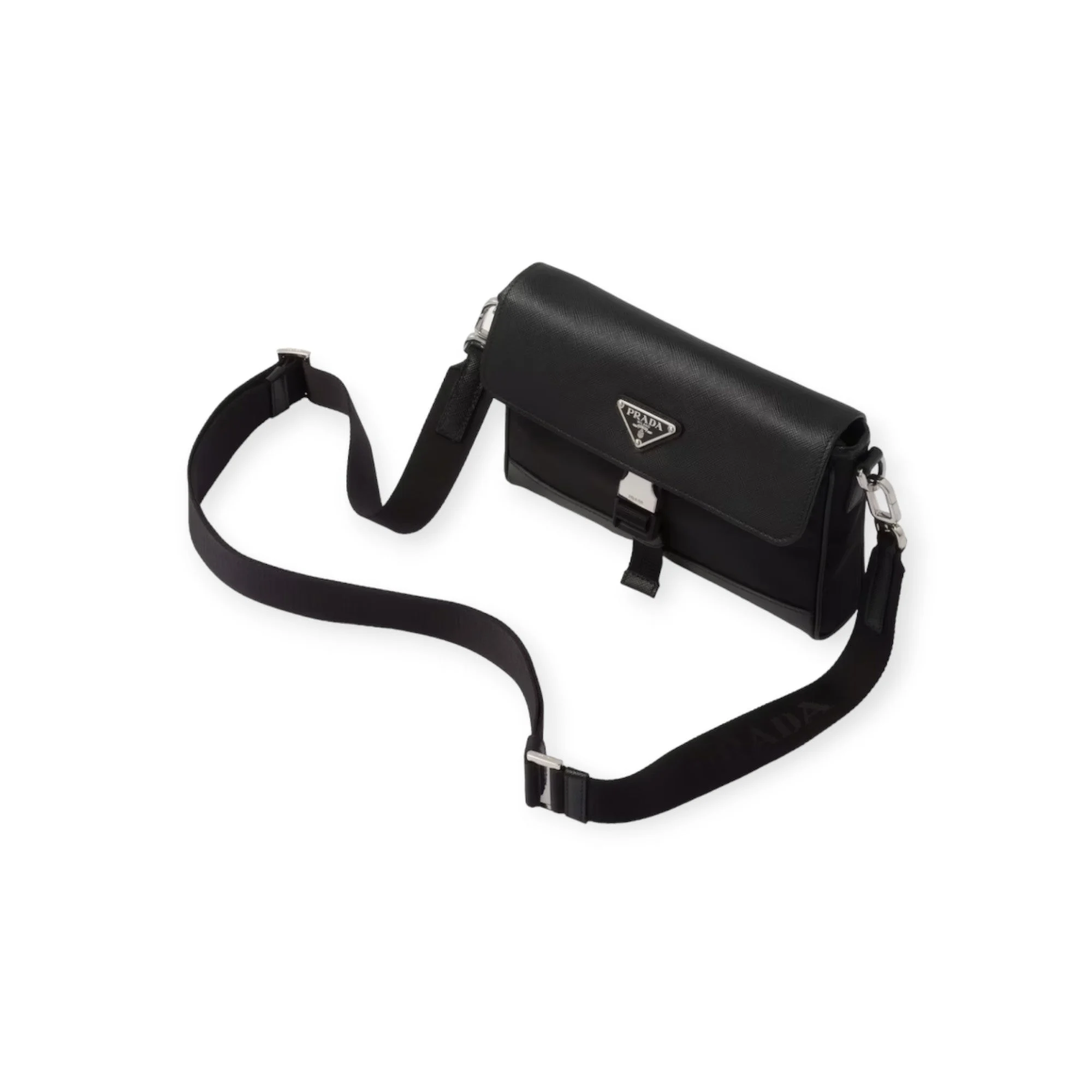 Re-Nylon And Saffiano Shoulder Bag - Image 6