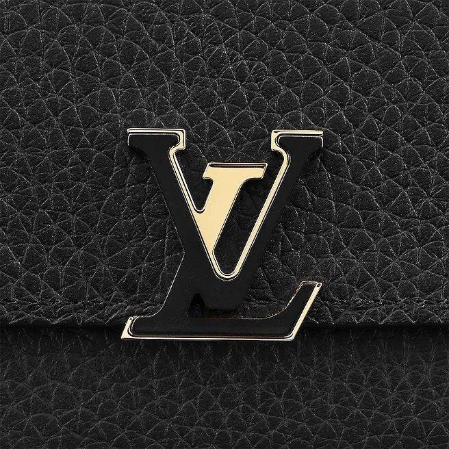 Louis Vuitton Capucines Compact Wallet Noir - Image 4