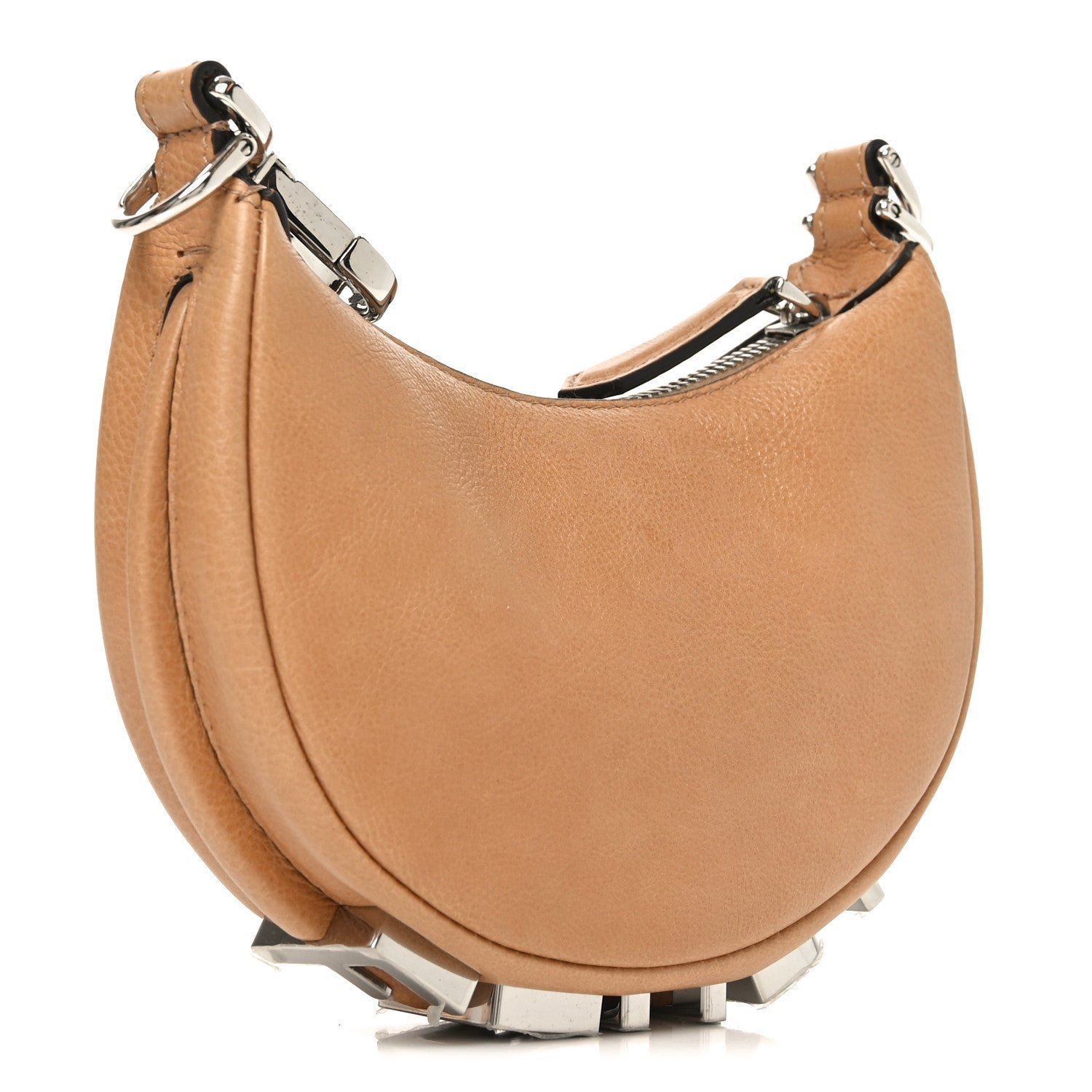Fendi Vitello Grace Nano Fendigraphy Hobo Charm - Image 3