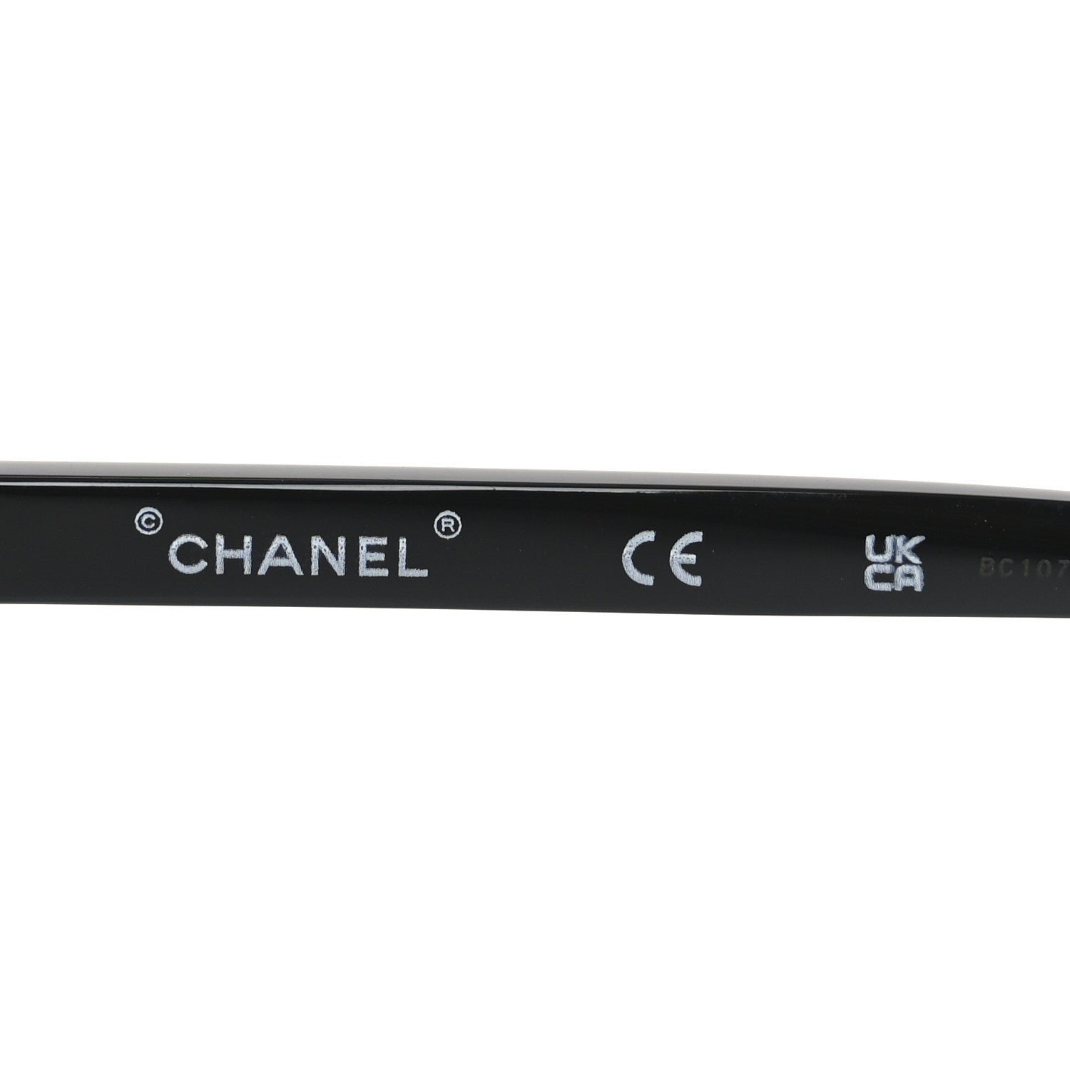 Acetate Oval Sunglasses 71571A Black - Image 5