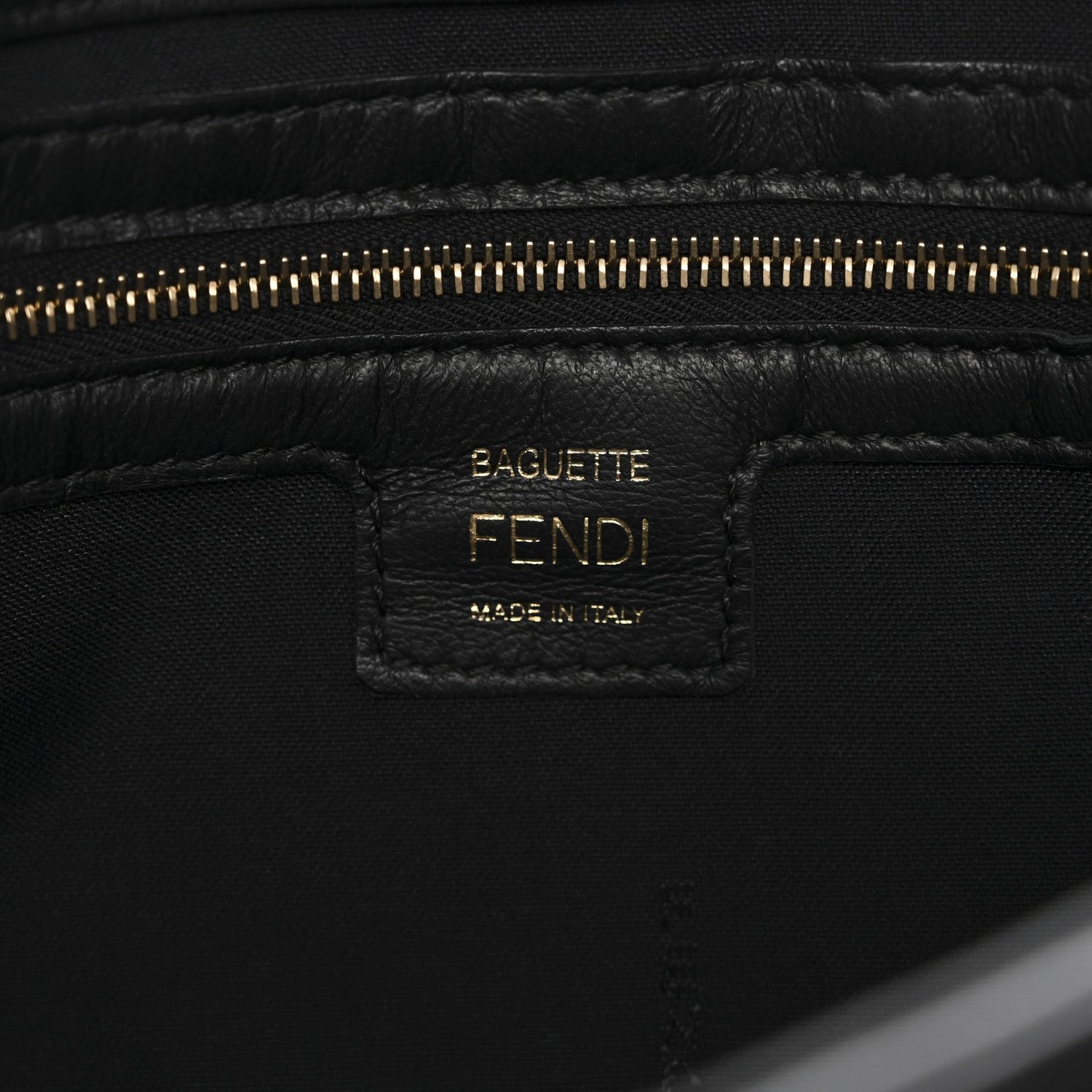 Baguette® Black leather bag - Image 6